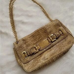 Michael kors snakeskin purse